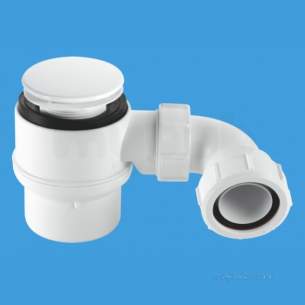 Mcalpine Waste traps overflow -  Shower Trap 11/2 Inch X50mm 70mm Wh Stw2m-95