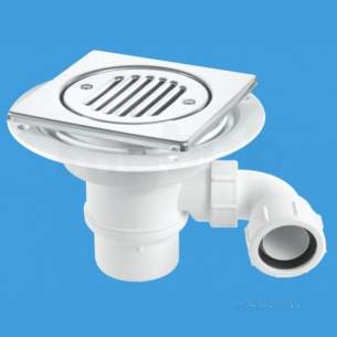 Mcalpine Waste traps overflow -  Shower Trap 50mm Access Ss Tsg1t6sstw295