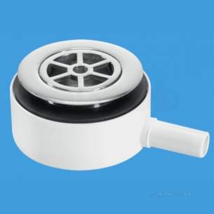 Mcalpine Waste traps overflow -  Untrapped Pumpd Shower Waste 85mm Upsw-3