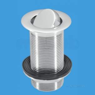 Mcalpine Waste traps overflow -  11/4 Inch Sld Basin Waste Sw/plug Cwu60sp-cb