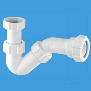 Mcalpine Waste traps overflow -  Mcalpine 1.5 Inch Bidet Trap Bt2