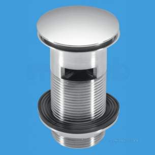 Mcalpine Waste traps overflow -  Mcalpine Slotted Brass Basin Waste 1 1/4 X 3 1/2 Chrome Plated