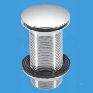 Mcalpine Waste traps overflow -  Mcalpine Brass Basin Waste 1 1/4 X 3 1/2 Chrome Plated