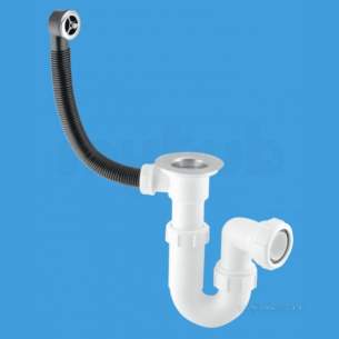 Mcalpine Waste traps overflow -  1.5 Inch X 3 Inch Seal Sink P Trap Fst1wp