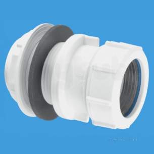Mcalpine Waste traps overflow -  Mcalpine 1 Inch Tank Connector H11m