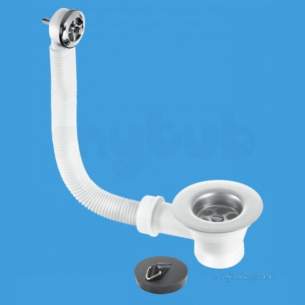 Mcalpine Waste traps overflow -  1.25 Inch Comb Sink Assembly Fsw1p