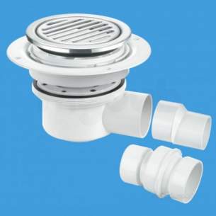 Mcalpine Waste traps overflow -  Shower Gully 125mm Cpss Grate Tsg52-r125ss
