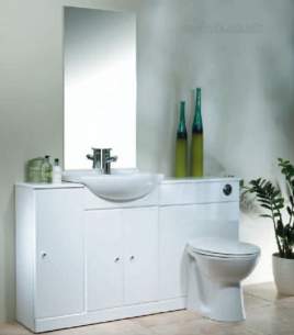 Roper Rhodes Accessories -  Meridian/evo 500mm Plain Mirror White