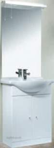 Roper Rhodes Accessories -  Roper Rhodes Meridian 620mm Plain Mirror Wh