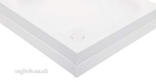 Just Trays Ultracast Merlin Trays -  U/cast Merlin 760 X 760mm Tray White