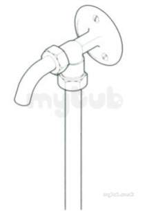 Rada And Meynell Commercial Showers -  Meynell Rigid Riser And Fixed Arm