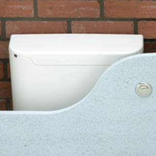 Thomas Dudley Cisterns -  Thomas Dudley Miniflo Si Cistern 6/4/2.60 Ltr Cw Df Ms Button