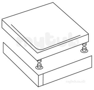 Mira Flight Shower Trays -  Mira Flight 760 Square Riser Conv Kit