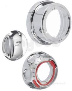 Mira Commercial Domestic Spares -  Mira Trim/knob Pack Chrome Spares