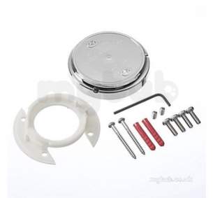 Mira Commercial Domestic Spares -  Mira Backplate Kit Chrome Spares