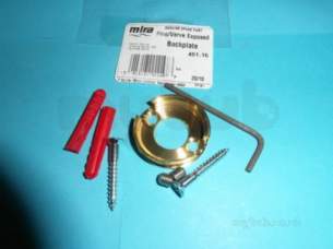 Mira Commercial and Domestic Spares -  Mira 451.16 Backplate Mira Fino