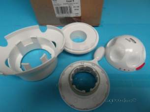 Mira Commercial and Domestic Spares -  Mira 451.62 Temp Knob/flow Lever Assembly Wh