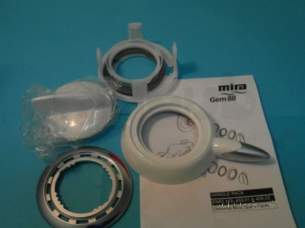 Mira Commercial and Domestic Spares -  Mira 458 02 Handle Pack-a White 458.02