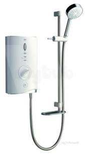 Mira Showers -  Mira Sport Max 10.8kw White And Chrome