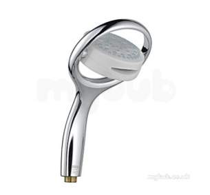 Mira Showers -  Mira 360r Showerhead White/chrome