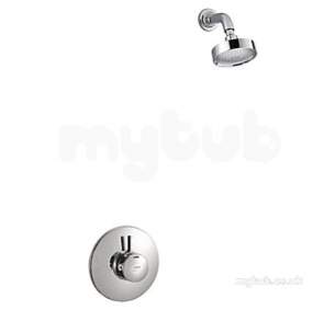 Mira Select Showers -  New Mira Select Bir Plus Fixed Head Chrome