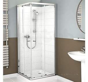 Mira Ace Shower Enclosures -  Mira Ace 800mm L/h Corner Entry Sl/cl