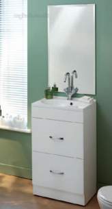 Eastbrook Sanitary Ware -  Eastbrook 61.0001 Monaco Basin White