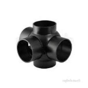 Geberit Hdpe Range 32mm To 315mm -  Hdpe 110mm X 110mm Multi Branchball 90d 367.610.16.1