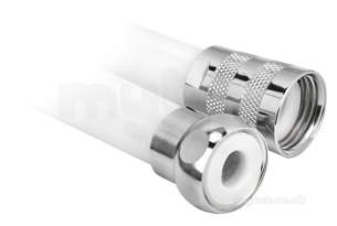 Aqualisa Showers -  Aqualisa 164515 White Aquastream Thermo Shower Hose Replacement