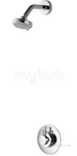 Aqualisa Shower Mixers -  Aqualisa Drm001cf Chrome Dream Thermostatic Mixer Shower With Eco Spray Mode
