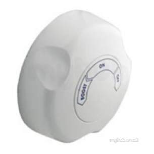 Aqualisa Showers -  Aqualisa 168505 White Off/on Knob Thermostatic