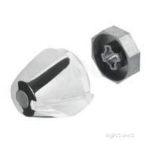 Aqualisa Showers -  Aqualisa 214013 Chrome Off/on Control Knob For Opto Thermo Valves