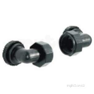 Aqualisa Showers -  Aqualisa 213023 Black Elbow Assembly Set Of 2