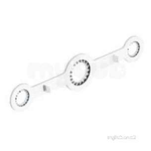 Aqualisa Showers -  Aqualisa 214022 White Gripper Ring Assembly