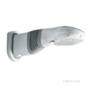 Aqualisa Showers -  Aqualisa 50.2 White Varispray Fixed Shower Head