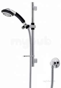 Aqualisa Showers -  Aqualisa Ax0111 Chrome Adjustable Height Shower Head