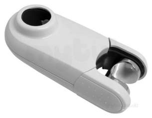 Aqualisa Showers -  Aqualisa 215034 White/gold Plated Sliding Holder White/gold Plated