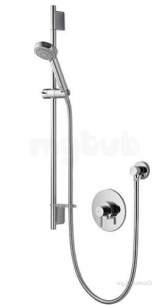 Aqualisa Shower Mixers -  Chrome Siren Sl Thermostatic Shower Mixer With 4 Spray Harmony Hand Shower