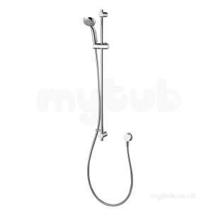 Ideal Standard Showers -  Ideal Standard B9306aa Chrome Armaglide 2 Shower Kit With Handset 900mm Rail 1750mm Hose