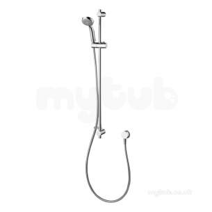 Ideal Standard Showers -  Ideal Standard B9307aa Chrome Armaglide 2 Shower Kit 3 Spray Handset 900mm Rail 1750mm Hose