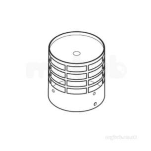 Potterton Domestic Gas Boilers -  Baxi 5120172 Na Accessory Twin Pipe Flue Horizontal Terminal Kit 80mm