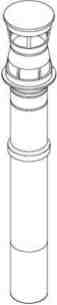 Baxi Domestic Gas Boilers -  Baxi 246140 Na Multifit Vertical Flue Terminal