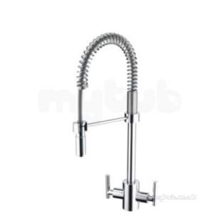 Bristan Brassware -  Bristan Ar Snkpro C Polished Chrome Artisan Artisan Single Flow Professional Sink Mixer