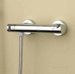 Bristan Showering -  Polished Chrome Artisan Surface Mounted Bar Shower Valve With Fast Fit Connections