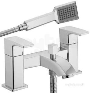 Bristan Brassware -  Bristan Cv Bsm C Chrome Curvare Two Handle Bath Filler With Handset