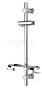 Bristan Showering -  Bristan Gl/joy Adr01 C Chrome Glee Adjustable Riser Rail With Shelf