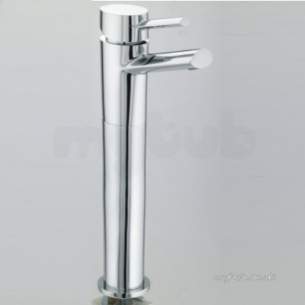 Bristan Brassware -  Bristan Ol Tbas C Polished Chrome Oval Oval Tall Deck Mount Bath Filler 266 Mm