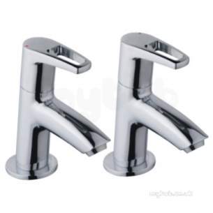 Bristan Brassware -  Bristan Sm 1/2 C Polished Chrome Smile Deck Double Handle Mount Bath Filler 120mm