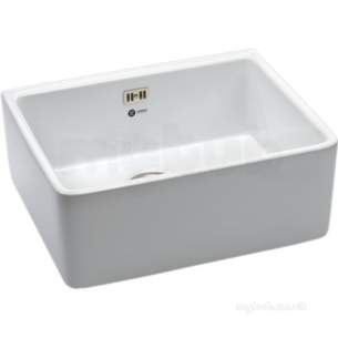 Carron Retail Sinks -  Carron Phoenix Cbc100wh1wca White Belfast Ceramic Single Bowl Kitchen Sink