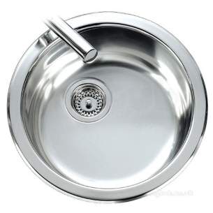 Carron Trade Sinks -  Carron Phoenix 101.0167.429 Ss Carisma Kitchen Corner Sink With Spacious 1.5 Bowl
